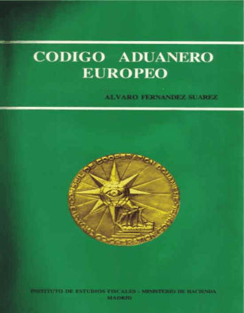 Portada del libro: CODIGO ADUANERO EUROPEO