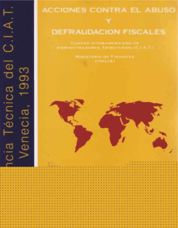 Portada del libro: ACCIONES CONTRA EL ABUSO Y DEFRAUDACION FISCALES (CONFERENCIA TECNICA DEL CIAT. VENECIA 1993)