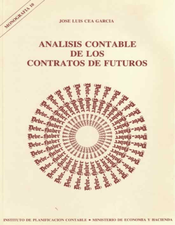 Portada del libro: ANALISIS CONTABLE DE LOS CONTRATOS DE FUTUROS